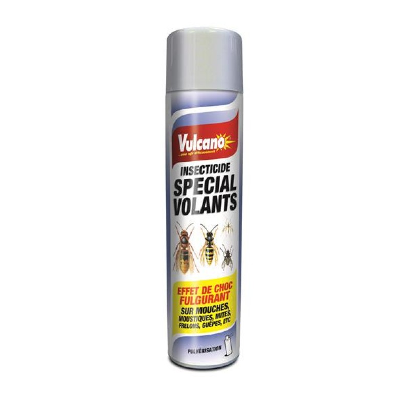 VULCANO AEROSOL SPECIAL VOLANTS 600ML (mouche/moustique/guêpe/frelon)