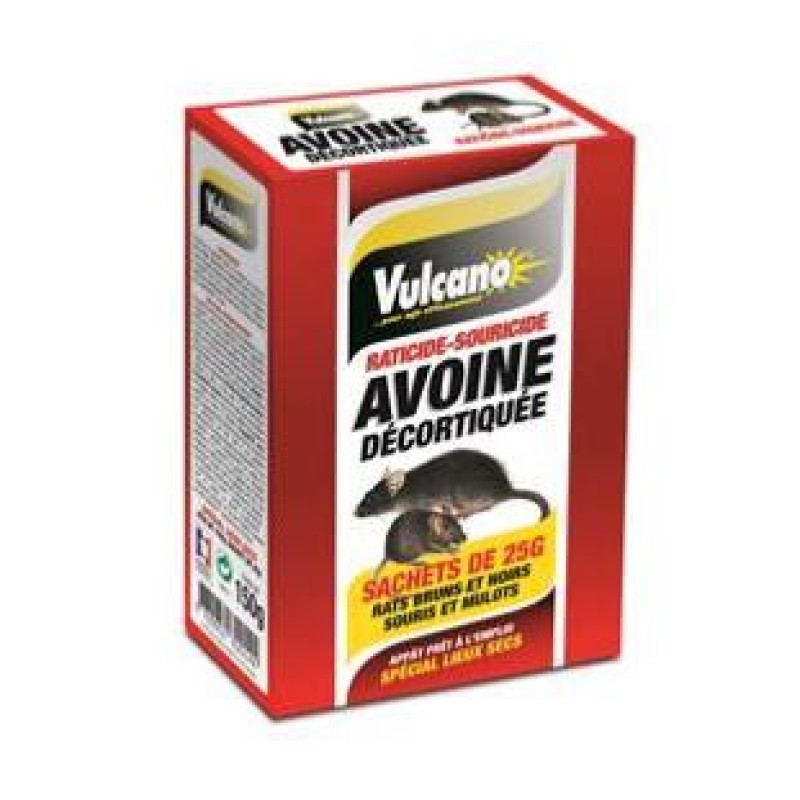 VULCANO AVOINE DECORTIQUEE BOÎTE 150G (6 sachets de 25g)